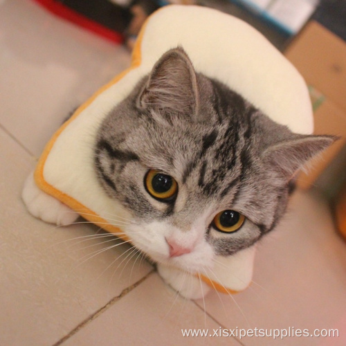 Pet creative bread collar Cat Toasted Protective Collar